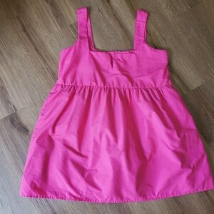 Daily Practice Anthropologie Sleeveless‎ Split Neck Mini Dress Pink Women's M